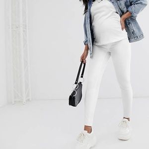 Spanx Mama ankle grazer maternity jean-ish leggings